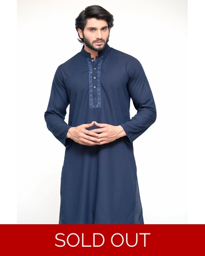 Exclusive Kurta Shalwar - Dark Blue